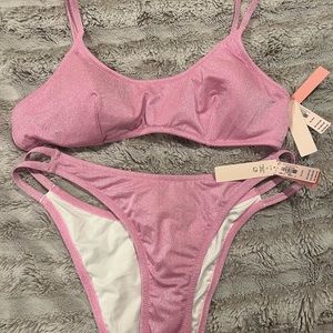 VS Pink Glitter Bikini